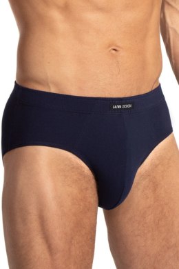 SLIPY MĘSKIE M-1075CLEX 2-PACK - GRANATOWY-GRAFITOWY, XXXL LAMA