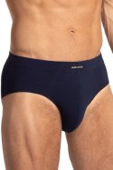 SLIPY MĘSKIE M-1075CLEX 2-PACK - GRANATOWY-GRAFITOWY, XXXXL LAMA