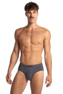 SLIPY MĘSKIE M-1075CLEX 2-PACK - GRANATOWY-GRAFITOWY, XXXXL LAMA