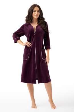 SZLAFROK DAMSKI FR-331 - BAKŁAŻAN, 2XL, 1 DOROTA