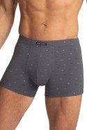 SZORTY MĘSKIE M-1076SZ 2-PACK - GRANATOWY-GRAFITOWY, XL LAMA