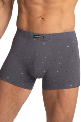 SZORTY MĘSKIE M-1076SZEX 2-PACK - GRANATOWY-GRAFITOWY, XXXL LAMA