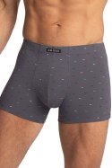 SZORTY MĘSKIE M-1076SZEX 2-PACK - GRANATOWY-GRAFITOWY, XXXXL LAMA