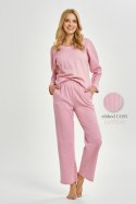 3444 PIŻAMA DAMSKA DŁUGA ELEONORA S-XL - RÓŻOWY, XL TARO