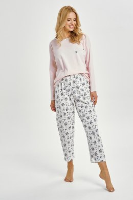 3450 PIŻAMA DAMSKA DŁUGA ELLA S-XL - RÓŻOWY, XL TARO