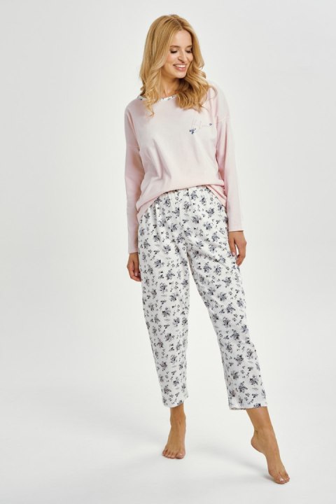3450 PIŻAMA DAMSKA DŁUGA ELLA S-XL - RÓŻOWY, XL TARO 3450 PIŻAMA DAMSKA DŁUGA ELLA S-XL - RÓŻOWY, XL TARO