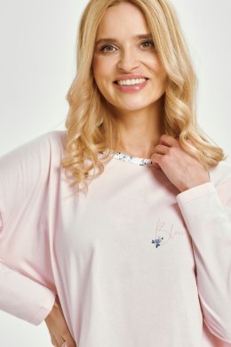 3450 PIŻAMA DAMSKA DŁUGA ELLA S-XL - RÓŻOWY, S TARO