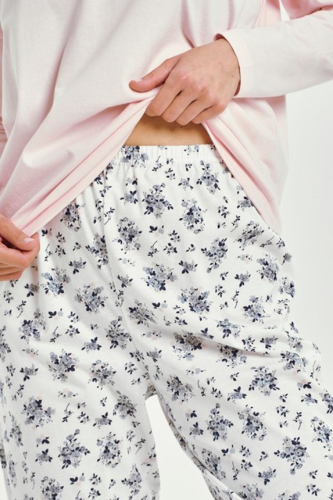 3450 PIŻAMA DAMSKA DŁUGA ELLA S-XL - RÓŻOWY, S TARO 3450 PIŻAMA DAMSKA DŁUGA ELLA S-XL - RÓŻOWY, S TARO