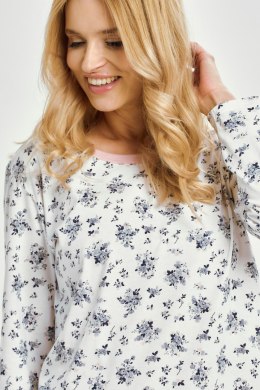 3451 PIŻAMA DAMSKA DŁUGA MARTINA M-XL - BIAŁY, XL TARO