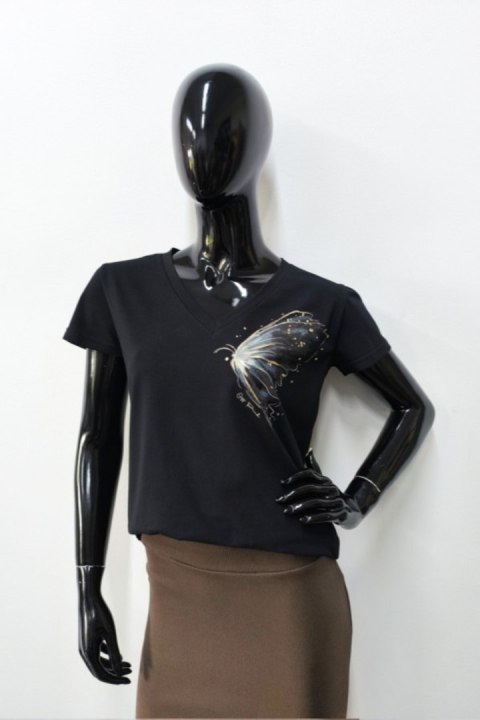 BLUZKA GIRONA - CZEKOLADOWY, 42, CZEK OFF PINK BLUZKA GIRONA - CZEKOLADOWY, 42, CZEK OFF PINK