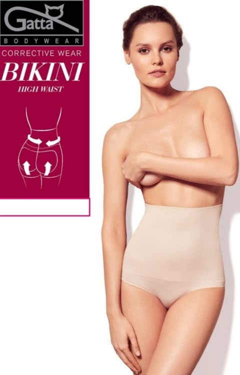 BIKINI HIGH WAIST CORRECTIVE WEAR - LIGHT NUDE, XXL GATTA BODYWEAR BIKINI HIGH WAIST CORRECTIVE WEAR - LIGHT NUDE, XXL GATTA BODYWEAR