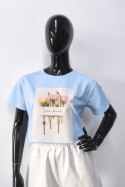 BLUZKA MOLISE - BANANOWY, L, BA OFF PINK