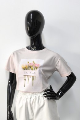 BLUZKA MOLISE - BANANOWY, M, BA OFF PINK