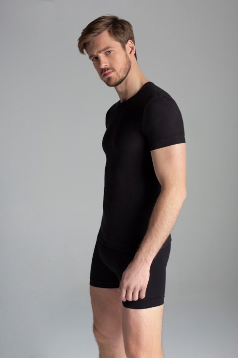 Koszulka Męska - SEAMLESS COTTON T-SHIRT - Black, XXL GATTA BODYWEAR Koszulka Męska - SEAMLESS COTTON T-SHIRT - Black, XXL GATTA BODYWEAR