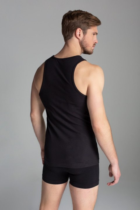 Koszulka Męska - SEAMLESS COTTON TANK CLASSIC - BLACK, 2XL GATTA BODYWEAR Koszulka Męska - SEAMLESS COTTON TANK CLASSIC - BLACK, 2XL GATTA BODYWEAR