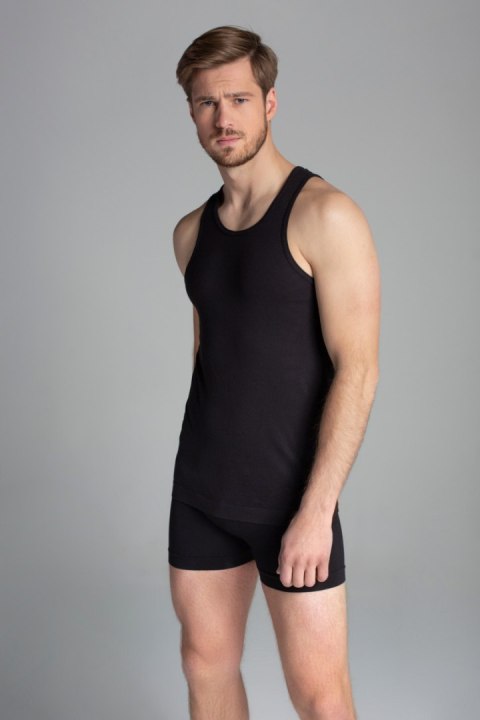 Koszulka Męska - SEAMLESS COTTON TANK CLASSIC - BLACK, 2XL GATTA BODYWEAR Koszulka Męska - SEAMLESS COTTON TANK CLASSIC - BLACK, 2XL GATTA BODYWEAR