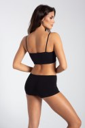 SEAMLESS COTTON SHORTS - BLACK, L GATTA BODYWEAR