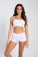 SEAMLESS COTTON SHORTS - WHITE, L GATTA BODYWEAR