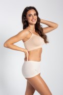 SEAMLESS COTTON SHORTS - WHITE, L GATTA BODYWEAR