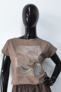 BLUZKA AKARI - CAPPUCCINO, 38, CAP OFF PINK