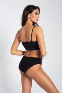 SEAMLESS COTTON BIKINI - BLACK, L GATTA BODYWEAR