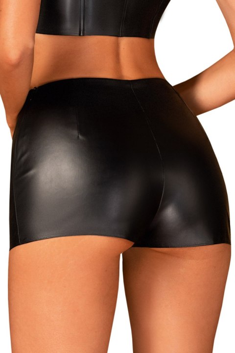 HERMEZA SZORTY CZARNE - CZARNY, XS OBSESSIVE HERMEZA SZORTY CZARNE - CZARNY, XS OBSESSIVE