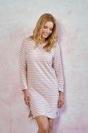 3429 KOSZULA NOCNA ALESSANDRA S-XL - RÓŻOWY, S TARO