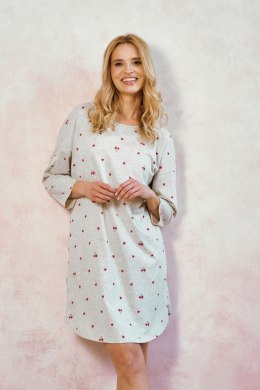 3431 KOSZULA NOCNA ADELE S-XL - SZARY, L TARO