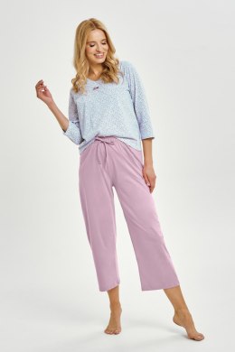 3448 PIŻAMA DAMSKA DŁUGA DEBORA M-XL - BIAŁY, XL TARO