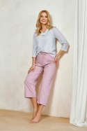 3448 PIŻAMA DAMSKA DŁUGA DEBORA M-XL - BIAŁY, M TARO