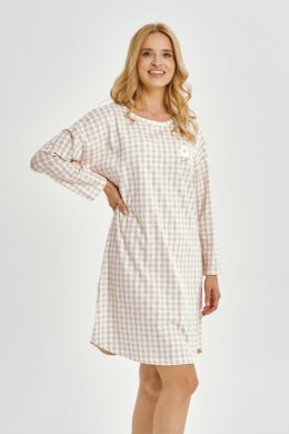 3437 KOSZULA NOCNA VERA S-XL - BEŻOWY, S TARO