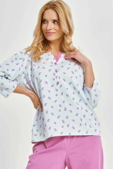 3446 PIŻAMA DAMSKA DŁUGA YOLANDA M-XL - NIEBIESKI, L TARO 3446 PIŻAMA DAMSKA DŁUGA YOLANDA M-XL - NIEBIESKI, L TARO