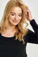 3454 PIŻAMA DAMSKA DŁUGA AIDA M-XL - CZARNY, L TARO