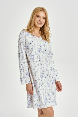 3455 KOSZULA NOCNA CAROLINE M-XL - BIAŁY, L TARO