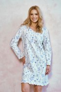 3455 KOSZULA NOCNA CAROLINE M-XL - BIAŁY, L TARO