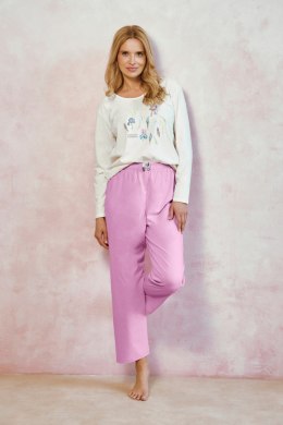 3459 PIŻAMA DAMSKA DŁUGA MONICA S-XL - ECRI, L TARO