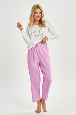 3459 PIŻAMA DAMSKA DŁUGA MONICA S-XL - ECRI, M TARO