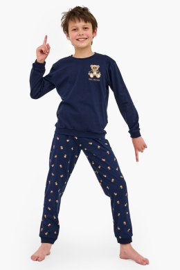 PIŻAMA BOY KIDS DR 966/179 BIG BOSS - NIEBIESKI, 164 CORNETTE