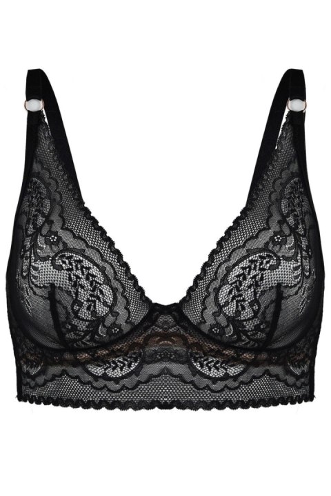 BIUSTONOSZ FEEL BRALETTE LONG 19236 BLACK - CZARNY, 65F MEDIOLANO BIUSTONOSZ FEEL BRALETTE LONG 19236 BLACK - CZARNY, 65F MEDIOLANO