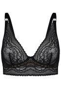 BIUSTONOSZ FEEL BRALETTE LONG 19236 BLACK - CZARNY, 75B MEDIOLANO