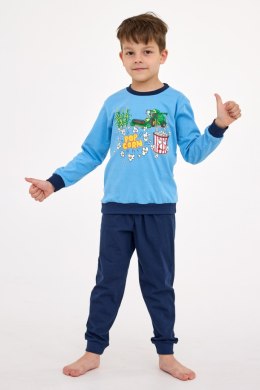 PIŻAMA BOY KIDS DR 593/175 POPCORN - NIEBIESKI, 116 CORNETTE