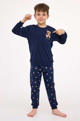 PIŻAMA BOY KIDS DR 593/179 BIG BOSS - NIEBIESKI, 104 CORNETTE