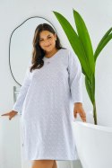 3464 KOSZULA NOCNA DEBORA 2XL-4XL - NIEBIESKI, 2XL TARO