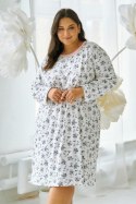 3467 KOSZULA NOCNA MARTINA 2XL-4XL - BIAŁY, 4XL TARO