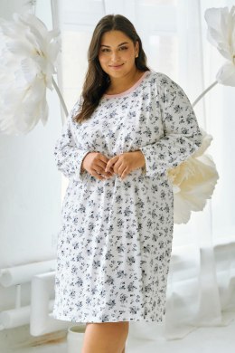 3467 KOSZULA NOCNA MARTINA 2XL-4XL - BIAŁY, 4XL TARO
