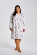 3467 KOSZULA NOCNA MARTINA 2XL-4XL - BIAŁY, 4XL TARO