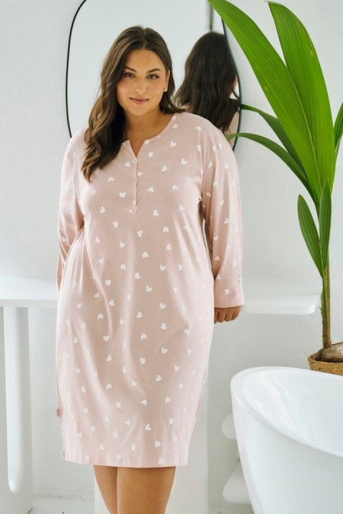 3469 KOSZULA NOCNA NORI 2XL-4XL - RÓŻOWY, 2XL TARO 3469 KOSZULA NOCNA NORI 2XL-4XL - RÓŻOWY, 2XL TARO