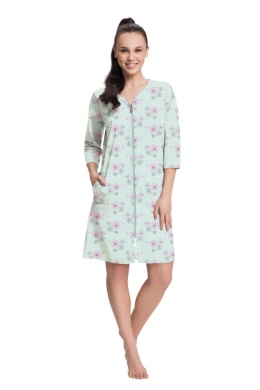 SZLAFROK DAMSKI 390 J/25 - MIĘTOWY, XL, 9 LUNA