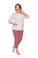 266 PIŻAMA DAMSKA KASIA II - BORDOWY, 2XL, 23 MARTEL