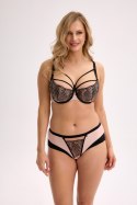 BIUSTONOSZ SEMI-SOFT IVANA ART. 1327 - CZARNY;RÓŻOWY, 80G GAIA